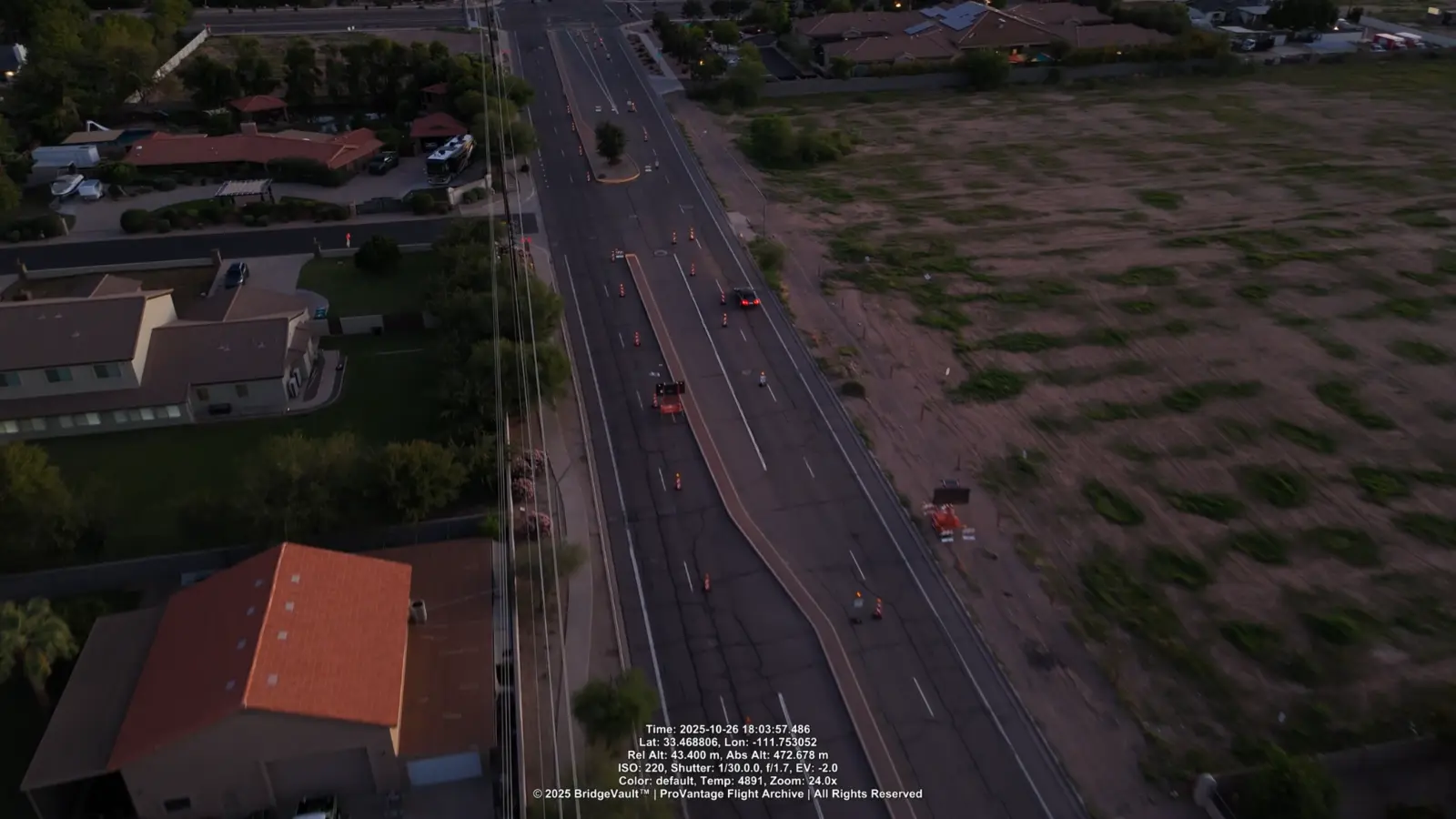 Val Vista and McDowell infrastructure conditions in 2025